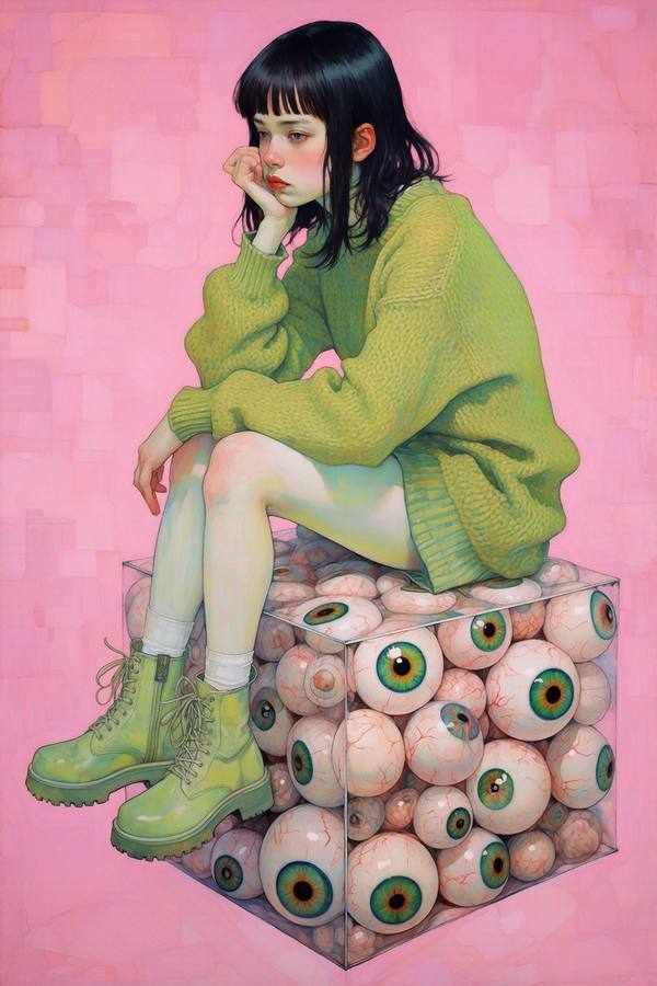 AI-generated image analyzed by PromptLens