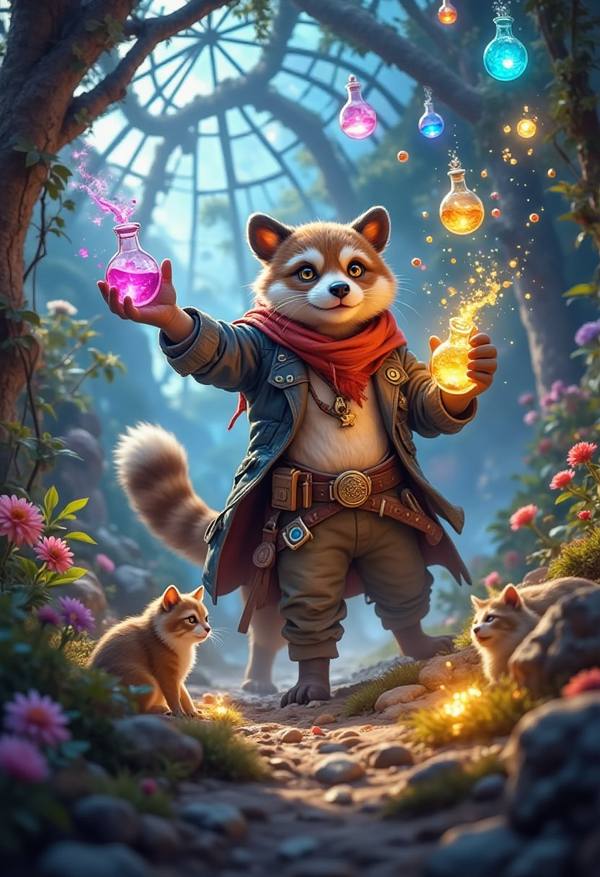 AI-generated image analyzed by PromptLens