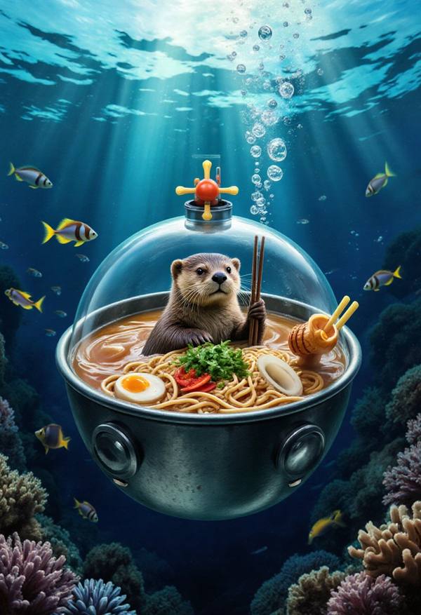 AI-generated image analyzed by PromptLens