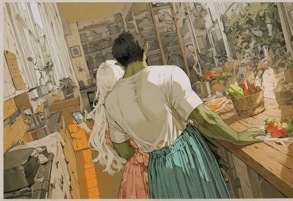 AI-generated image analyzed by PromptLens