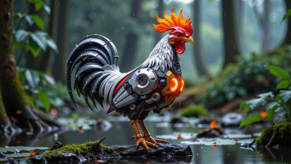 AI-generated image analyzed by PromptLens