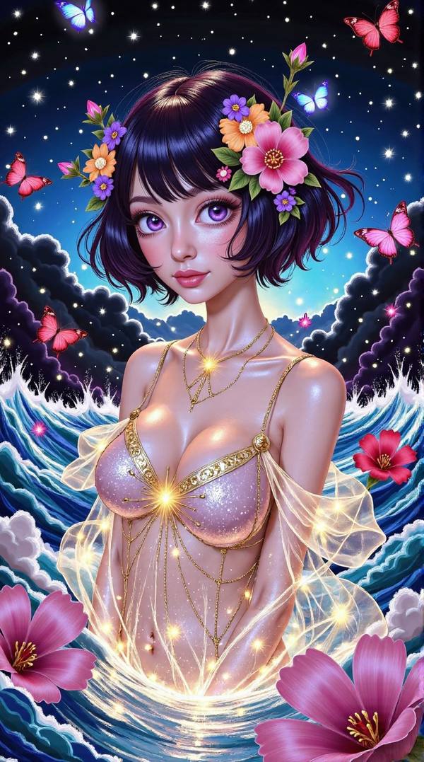 AI-generated image analyzed by PromptLens