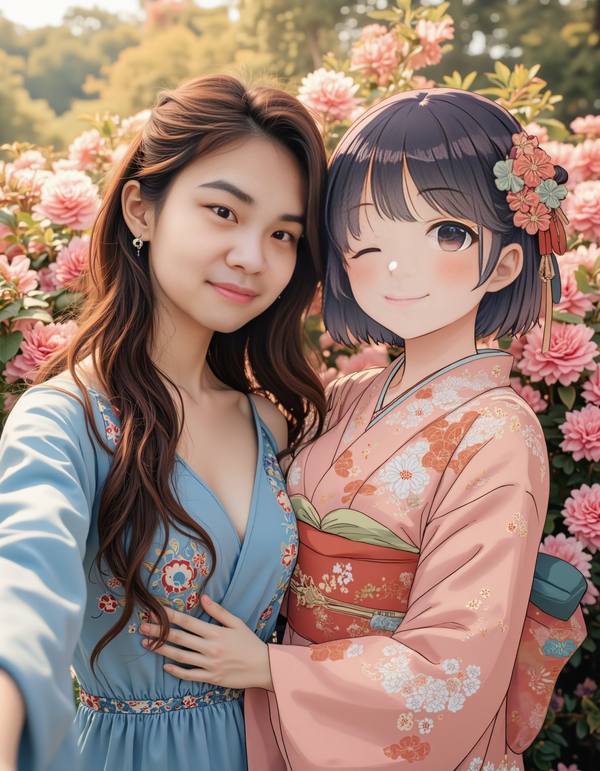 AI-generated image analyzed by PromptLens