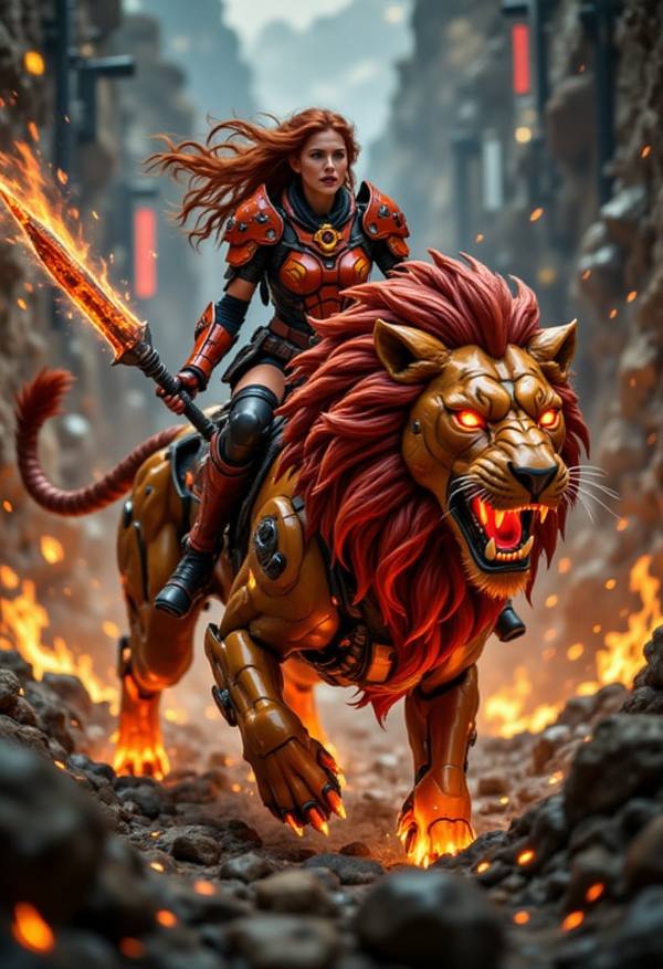 AI-generated image analyzed by PromptLens