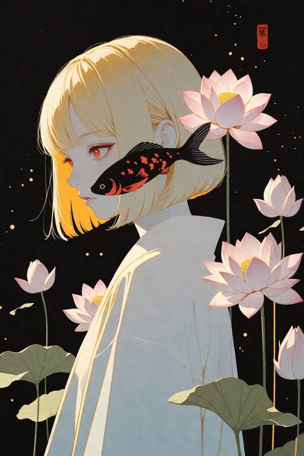 AI-generated image analyzed by PromptLens