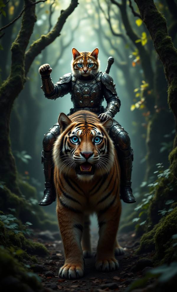 AI-generated image analyzed by PromptLens