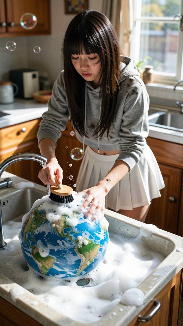 AI-generated image analyzed by PromptLens