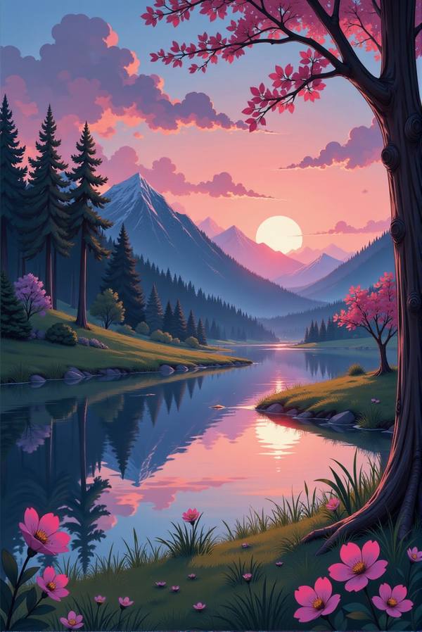 AI-generated image analyzed by PromptLens