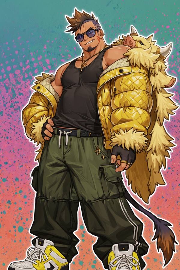 AI-generated image analyzed by PromptLens