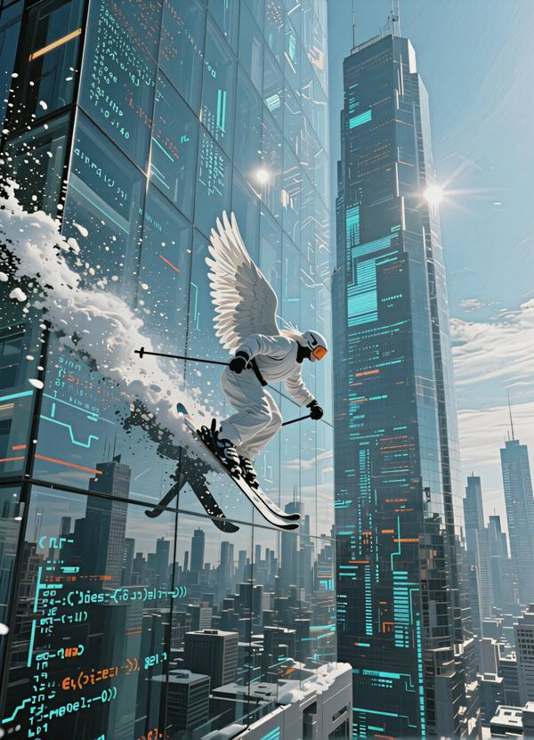 AI-generated image analyzed by PromptLens