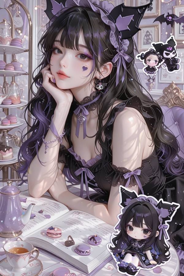 AI-generated image analyzed by PromptLens