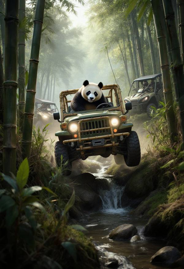 AI-generated image analyzed by PromptLens