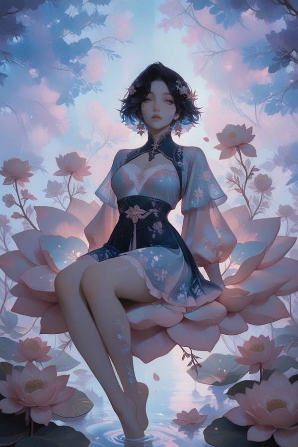 AI-generated image analyzed by PromptLens