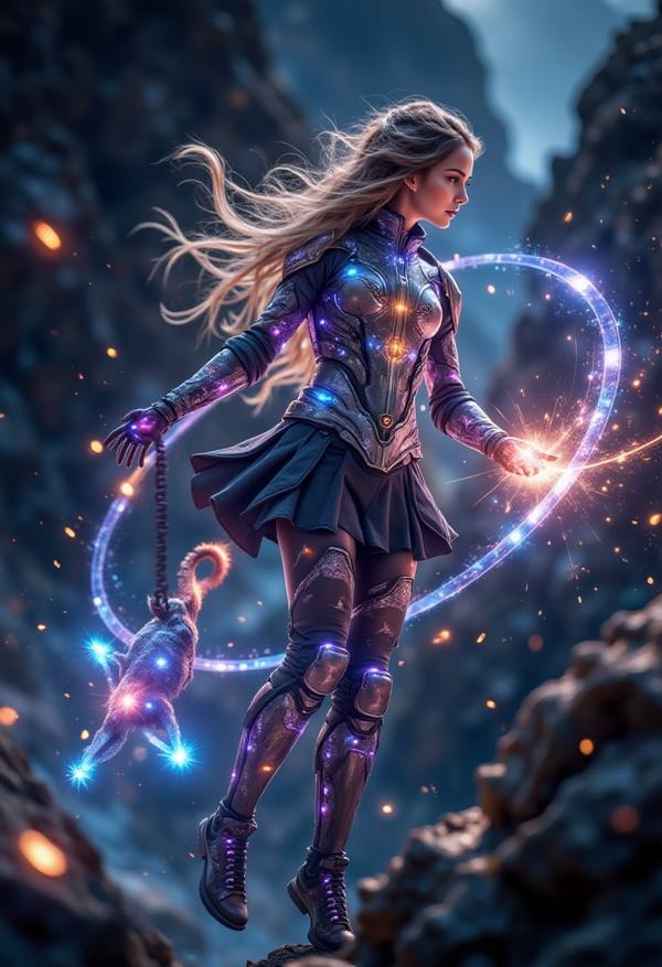 AI-generated image analyzed by PromptLens