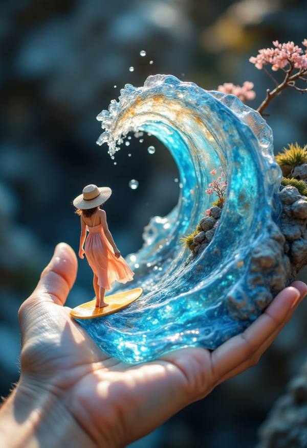 AI-generated image analyzed by PromptLens