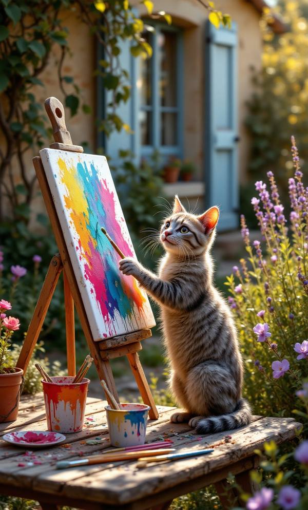 AI-generated image analyzed by PromptLens