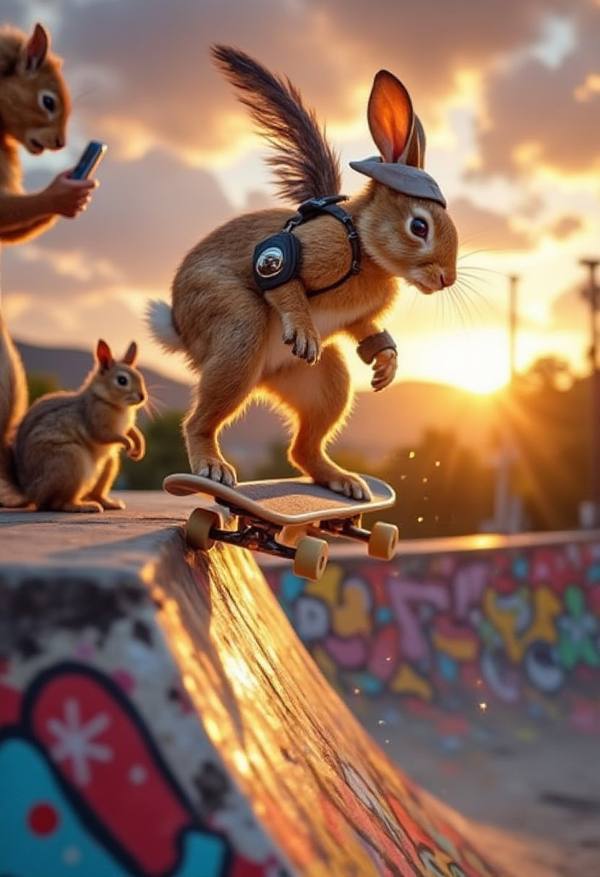 AI-generated image analyzed by PromptLens