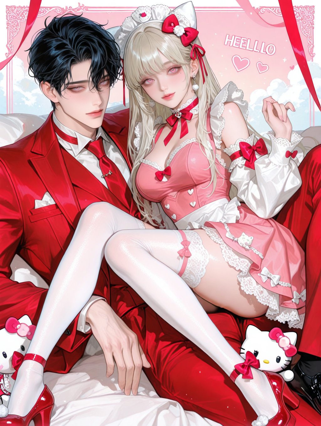 AI-generated image analyzed by PromptLens