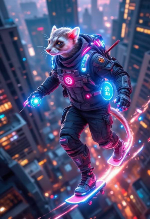 AI-generated image analyzed by PromptLens