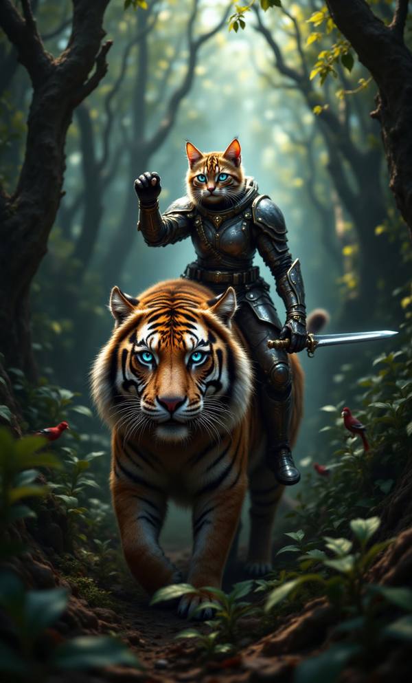 AI-generated image analyzed by PromptLens