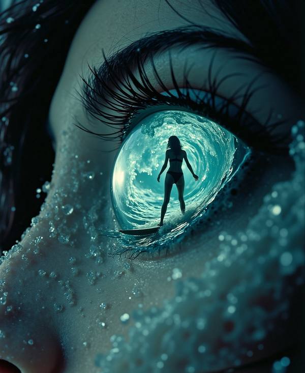 AI-generated image analyzed by PromptLens