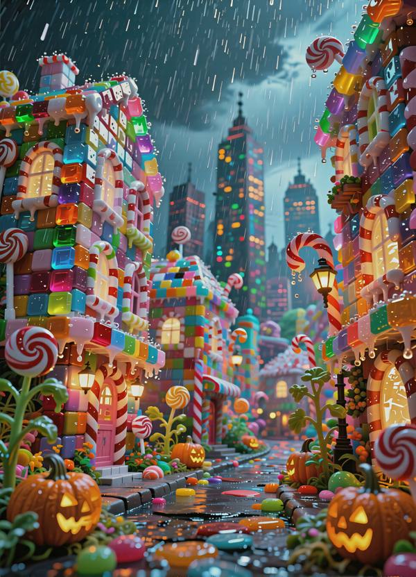 AI-generated image analyzed by PromptLens