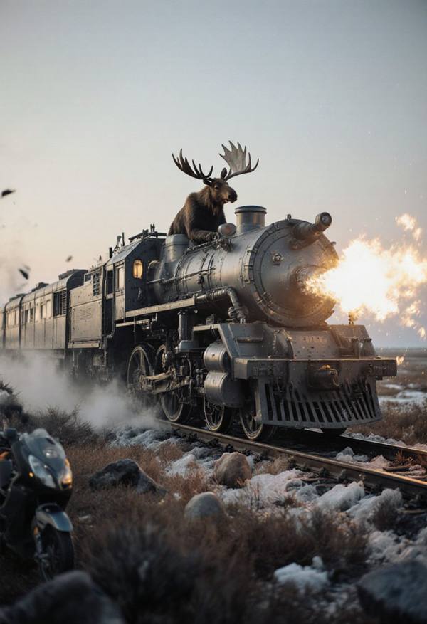 AI-generated image analyzed by PromptLens