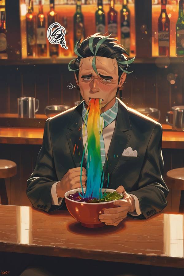 AI-generated image analyzed by PromptLens