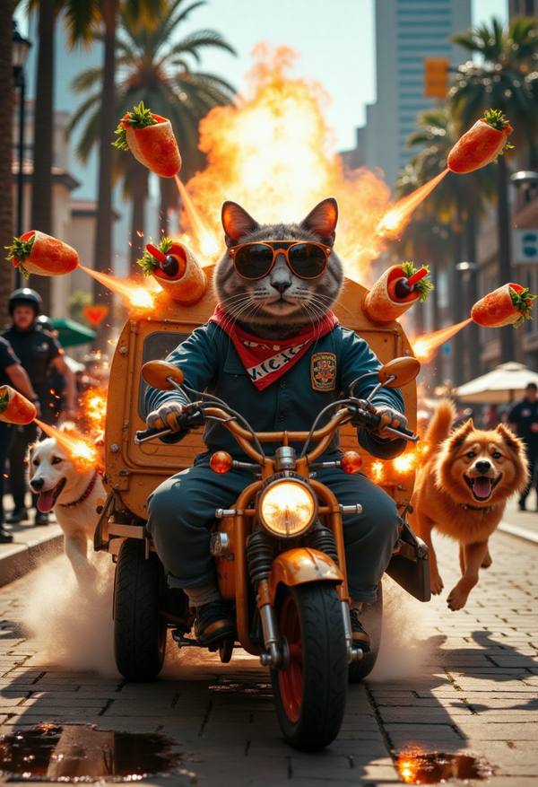 AI-generated image analyzed by PromptLens