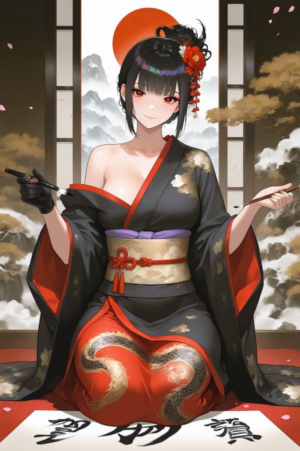 AI-generated image analyzed by PromptLens