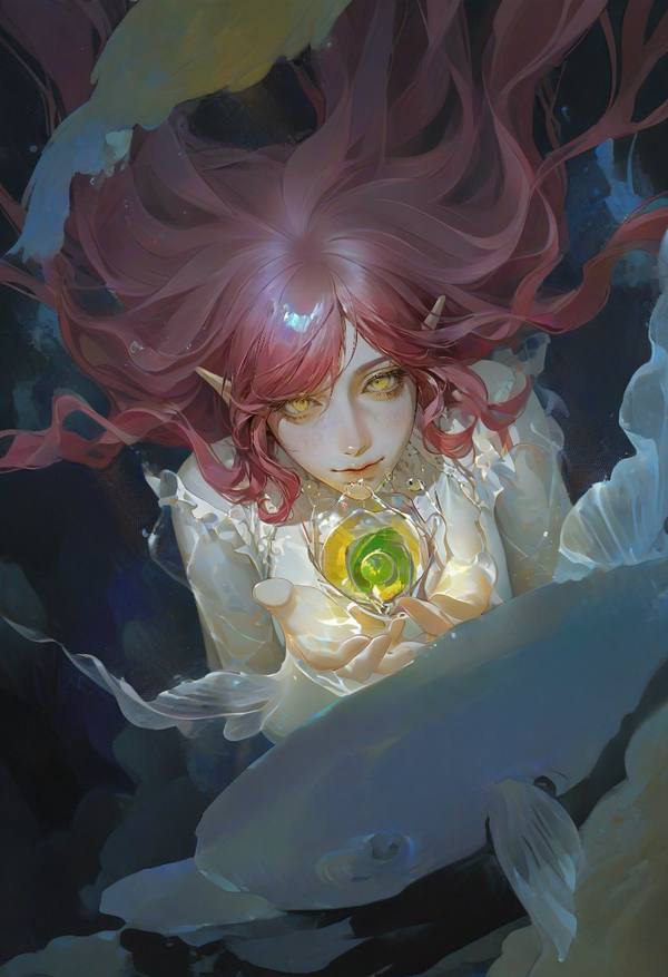 AI-generated image analyzed by PromptLens