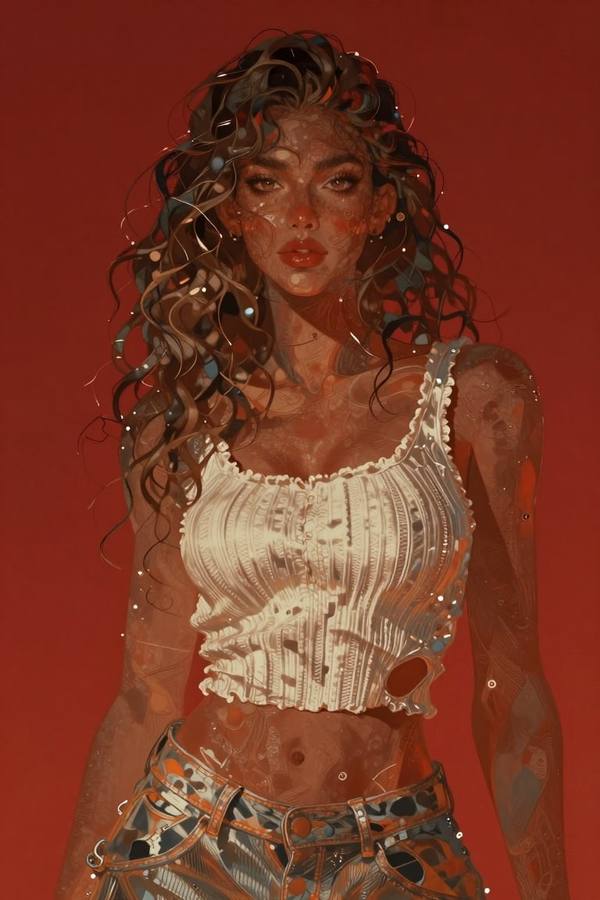 AI-generated image analyzed by PromptLens