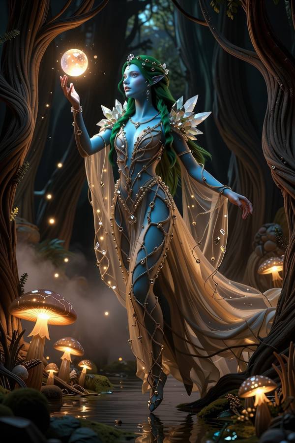 AI-generated image analyzed by PromptLens