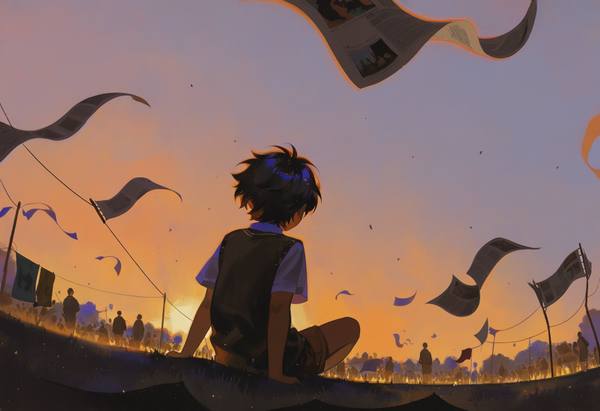 AI-generated image analyzed by PromptLens