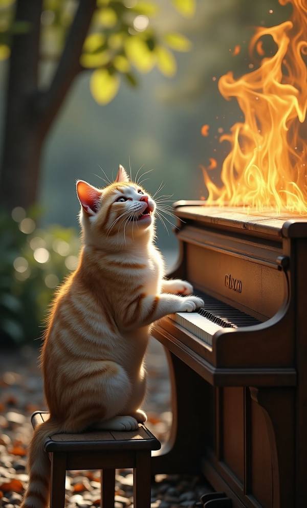 AI-generated image analyzed by PromptLens