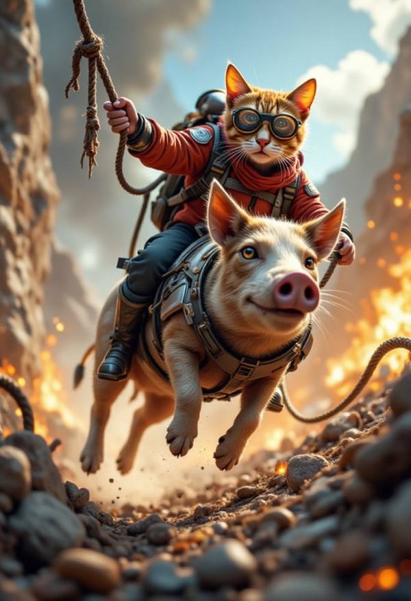 AI-generated image analyzed by PromptLens