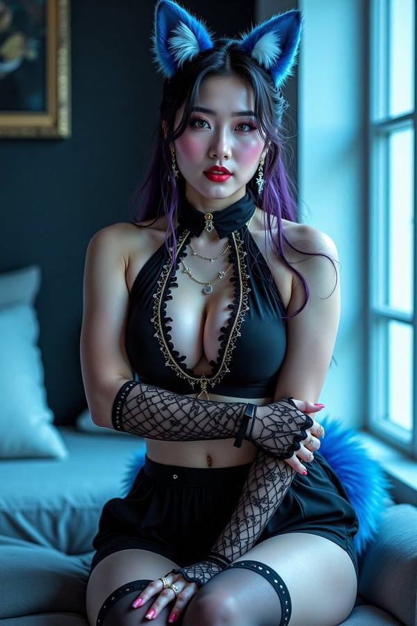 AI-generated image analyzed by PromptLens