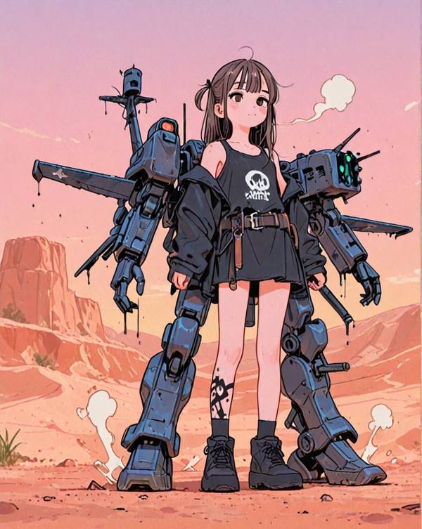 AI-generated image analyzed by PromptLens