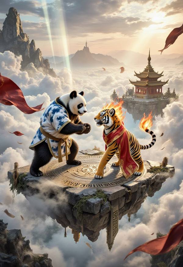 AI-generated image analyzed by PromptLens