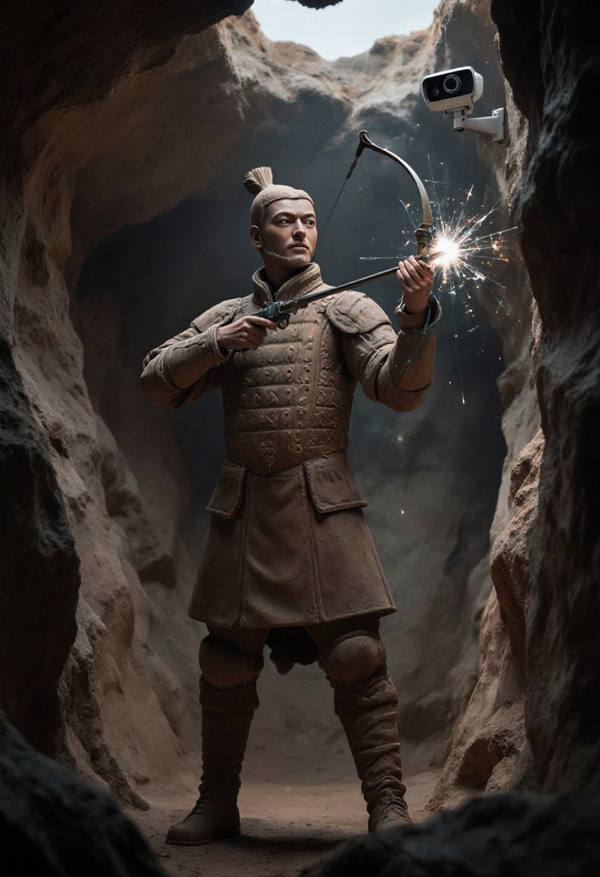 AI-generated image analyzed by PromptLens