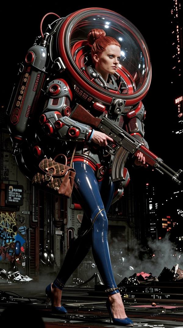 AI-generated image analyzed by PromptLens