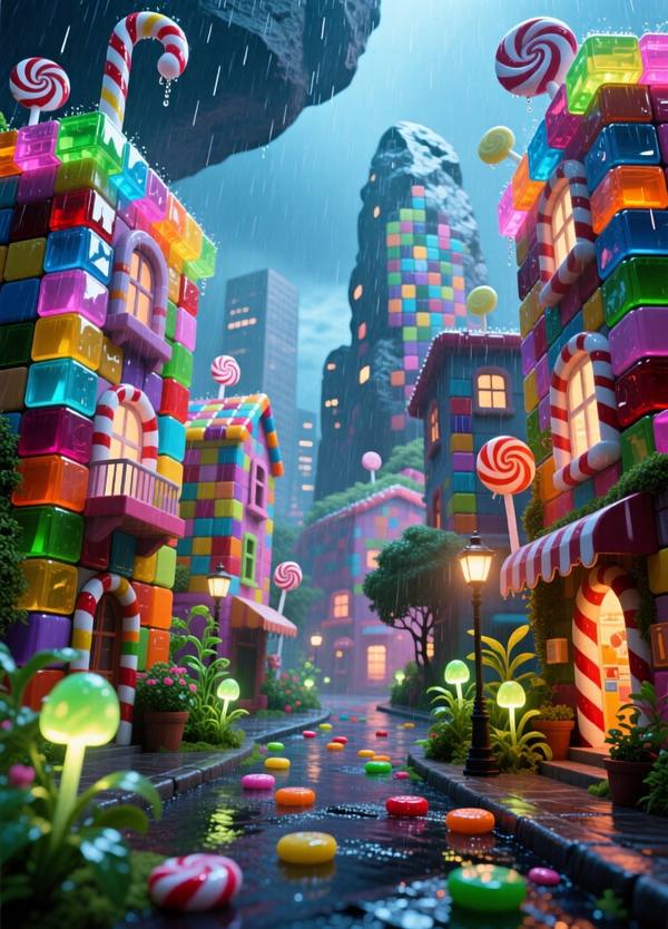 AI-generated image analyzed by PromptLens