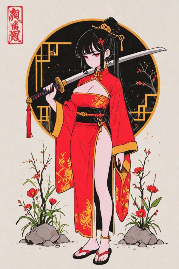 AI-generated image analyzed by PromptLens