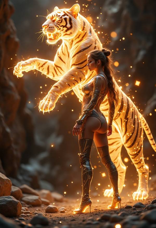 AI-generated image analyzed by PromptLens