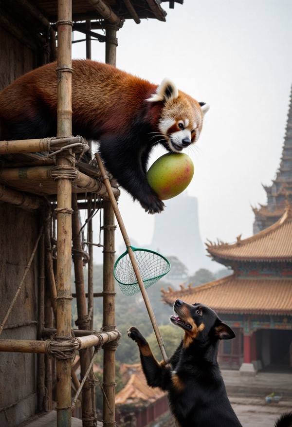 AI-generated image analyzed by PromptLens