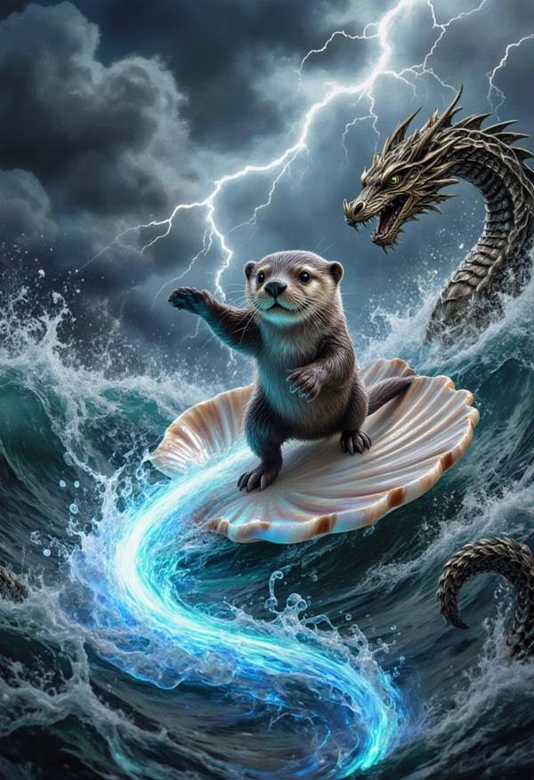 AI-generated image analyzed by PromptLens