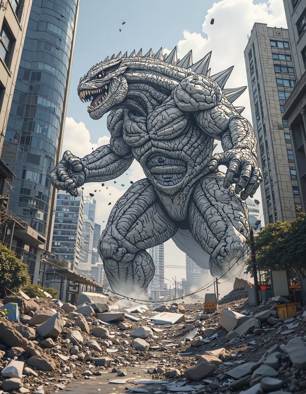 AI-generated image analyzed by PromptLens