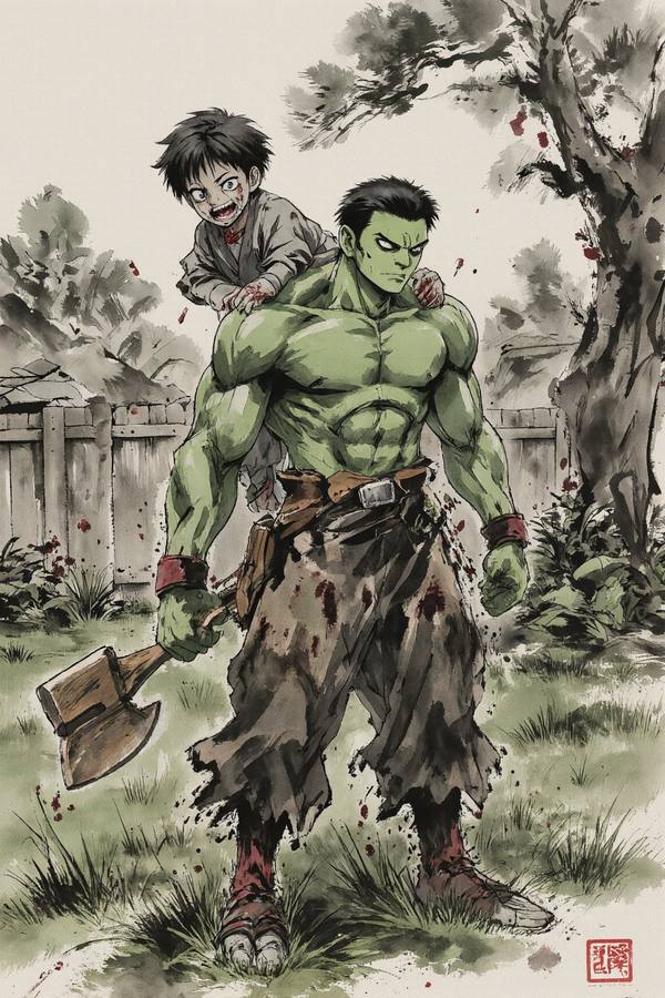 AI-generated image analyzed by PromptLens