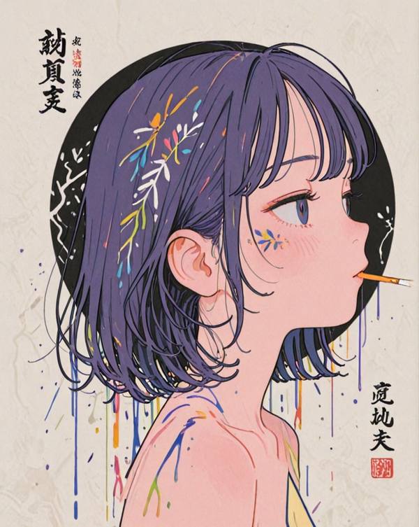 AI-generated image analyzed by PromptLens