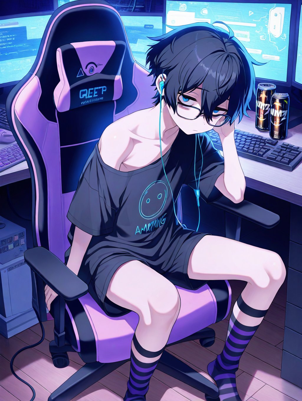 AI-generated image analyzed by PromptLens